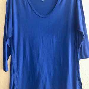 LOFT Royal Blue Long Sleeve Tee